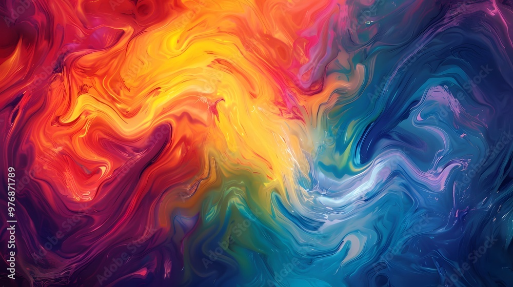 Vibrant Color Swirls: A vibrant abstract background with swirling colors and fluid patterns, evoking a sense of motion and energy.
Vibrant Color Swirls: A vibrant abstract background with swirling colors and fluid patterns, evoking a sense of motion and energy.