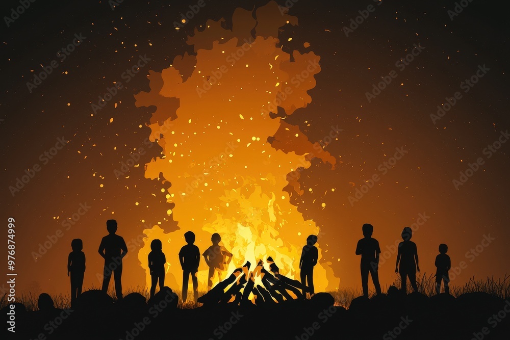 A vibrant display of orange flames and gray smoke, presenting a dynamic and intense burst of fire and smoke in a high-resolution image.. Beautiful simple AI generated image A vibrant display of orange flames and gray smoke, presenting a dynamic and intense burst of fire and smoke in a high-resolution image.. Beautiful simple AI generated image