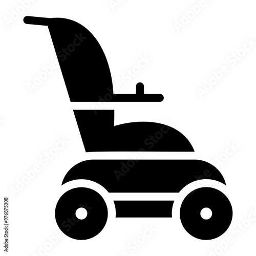 wheel chair Solid icon