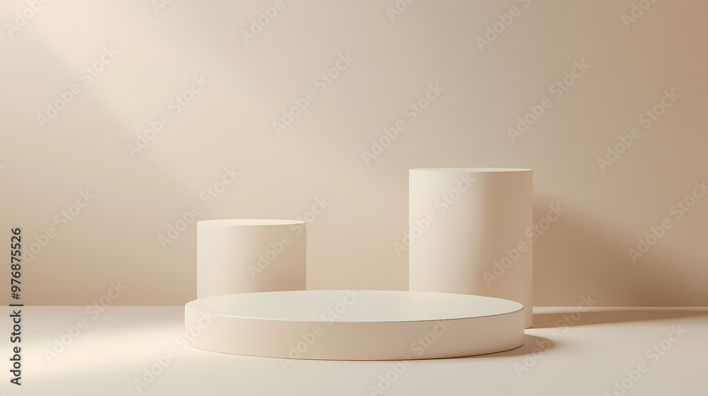 Simple geometric exhibition stand Simple geometric exhibition stand