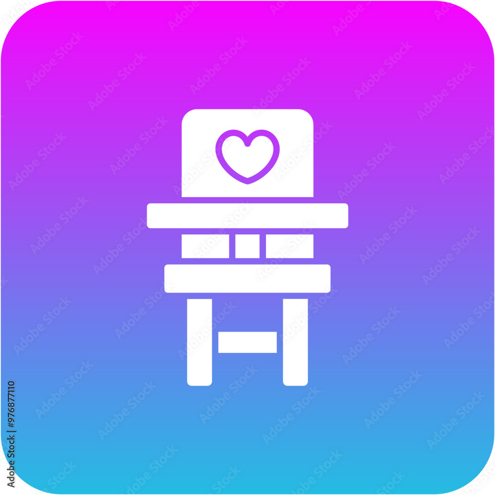 Baby chair Icon Baby chair Icon