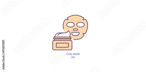 Clay Mask Jar: Detoxifying and Purifying Facial Treatment