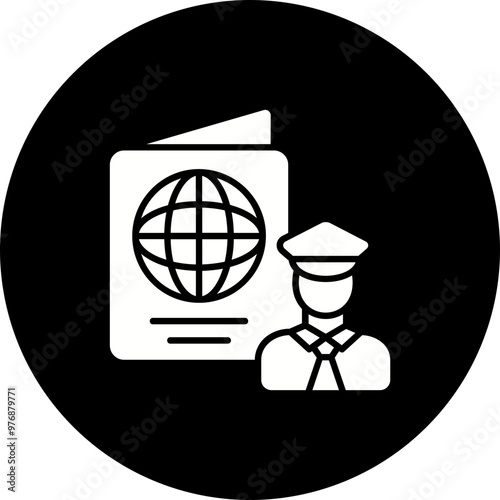 Passport control Icon