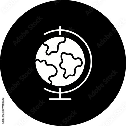 Globe Stand Icon