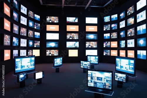 Numerous Screens Illuminating a Secluded Space: The Influence of Media Consumption and Broadcasting on Public Perception in the Digital Age