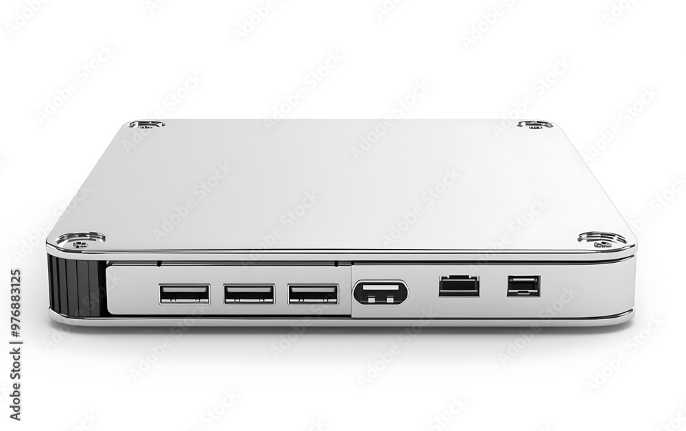 External hard drive isolated on white background. External hard drive isolated on white background.