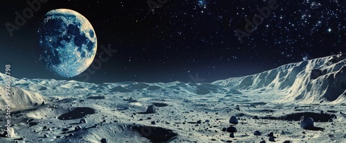 Lunar landscapes in 4K Ultra HD High Quality