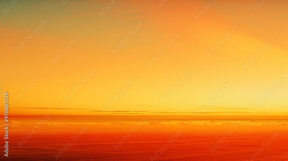 A serene sunset over the ocean, blending warm colors in a tranquil atmosphere. A serene sunset over the ocean, blending warm colors in a tranquil atmosphere.