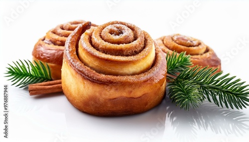 Zimt Rolle Weihnachten Dessert 