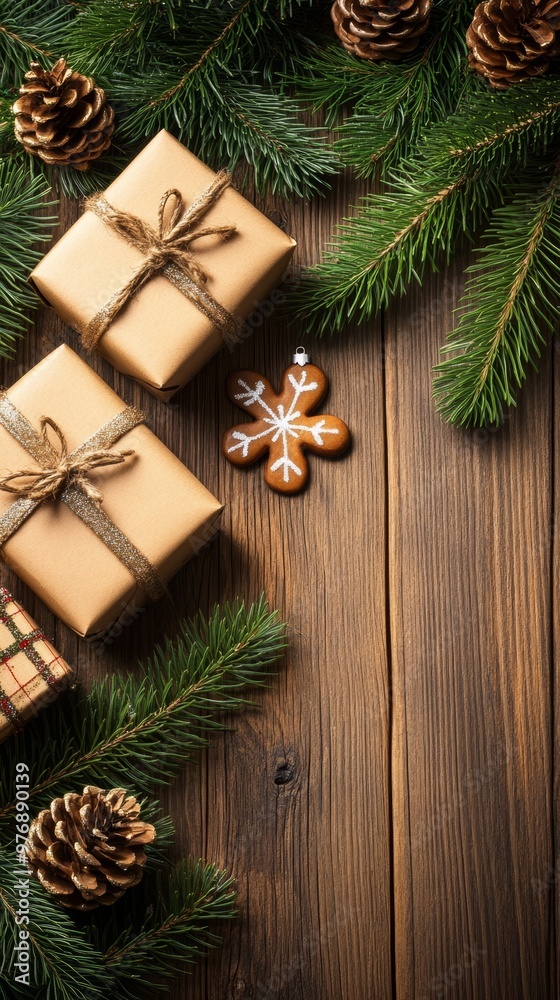 Festive Christmas background Festive Christmas background