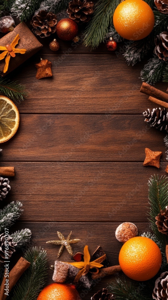 Festive Christmas background Festive Christmas background