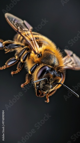 High-quality image of bee in 4k ultra HD High Quality