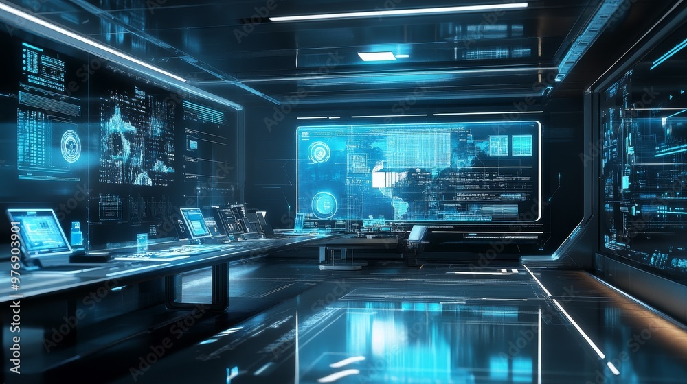 Tomorrow's Workplace: Exploring Business Innovation through Futuristic Digital Interfaces