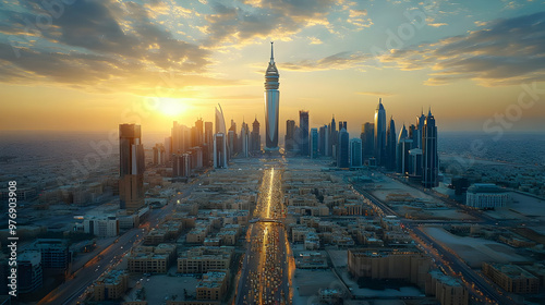 A breathtaking aerial view ...