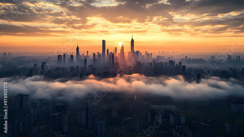 A breathtaking sunrise over...