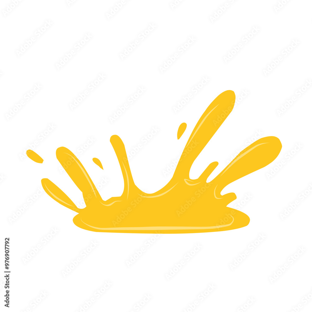 Obraz premium Orange Splash illustration