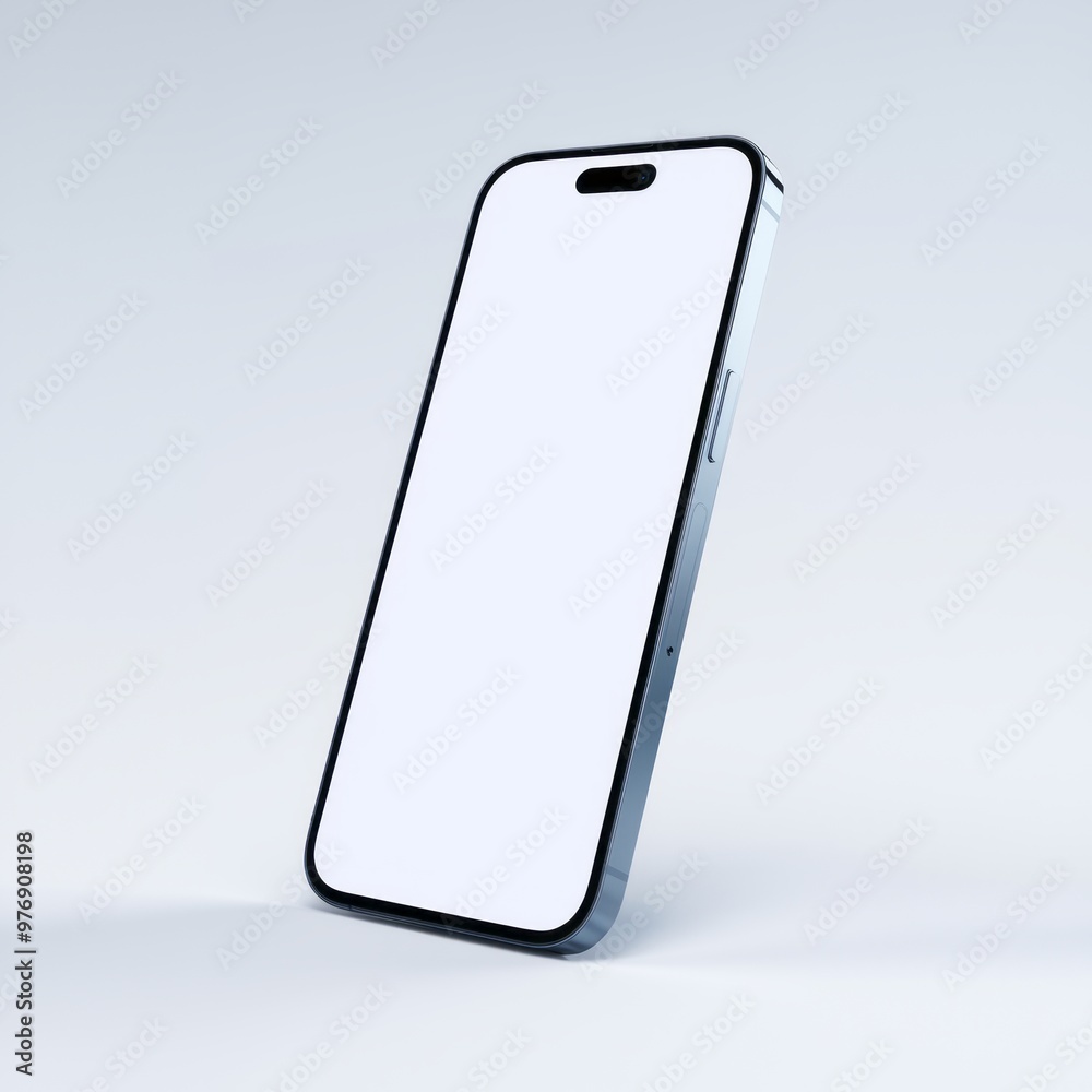 Blank Smartphone Screen Display mockup