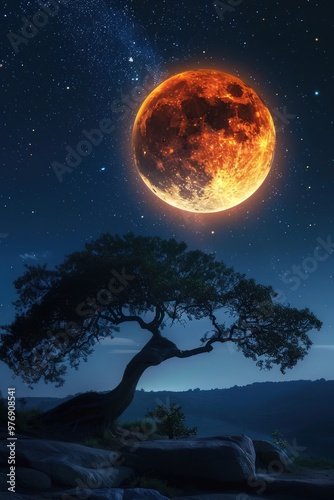 Exquisite Shot of Lunar Eclipse in 4K Ultra HD High Quality