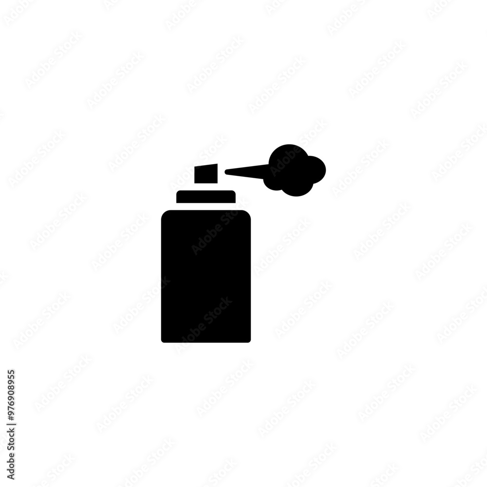 Can spray icon. Vector on white background. Can spray icon. Vector on white background.