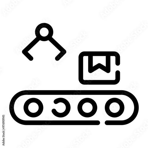 mechanical arm Line Icon