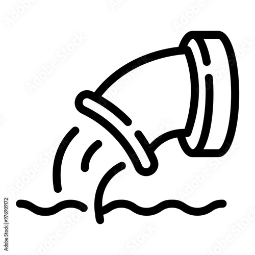 pollution Line Icon