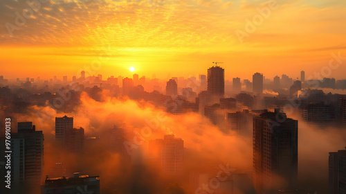 A city skyline emerges from...