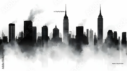 A city skyline emerging fro...