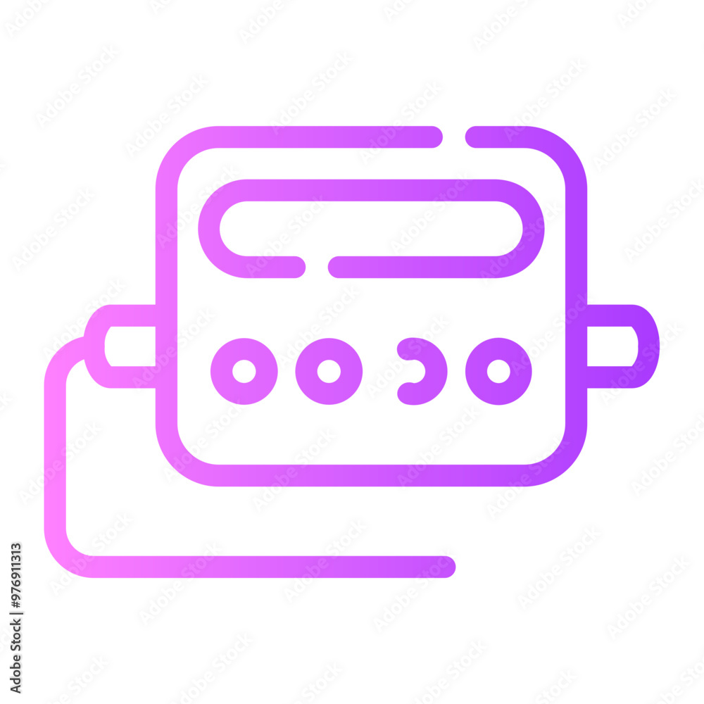 controller Line Gradient Icon controller Line Gradient Icon