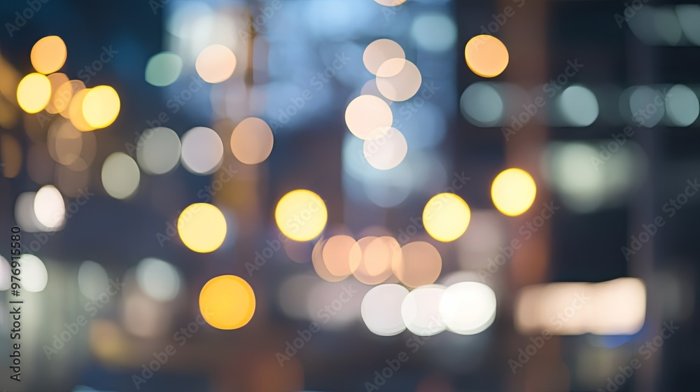 A blurred image showcasing soft, colorful bokeh lights, creating an abstract and dreamy atmosphere. A blurred image showcasing soft, colorful bokeh lights, creating an abstract and dreamy atmosphere.