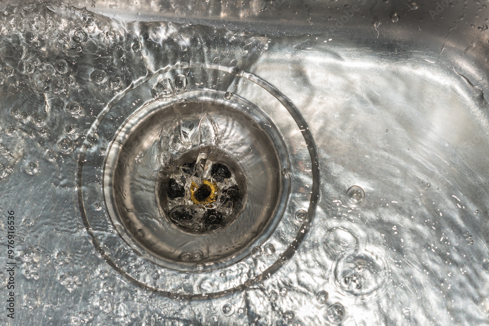 water flowing from the tap