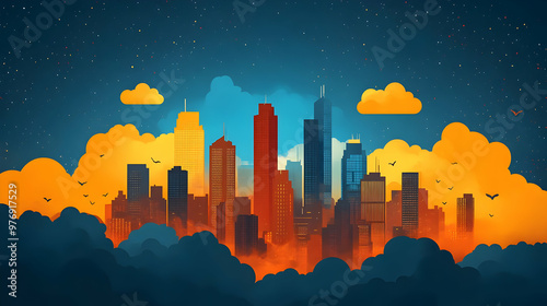 A digital illustration of a...