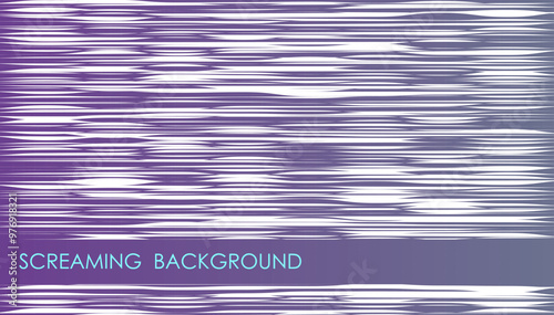 Horizontal lavender abstract background with musical wave noise, cover, site presentation in HD format. UI template layout for web design of internet products. Vector banner