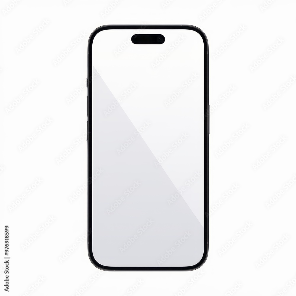 Blank Smartphone Screen Display mockup Blank Smartphone Screen Display mockup