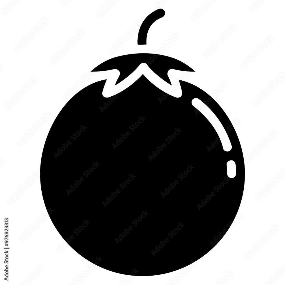 tomato glyph vector icon tomato glyph vector icon