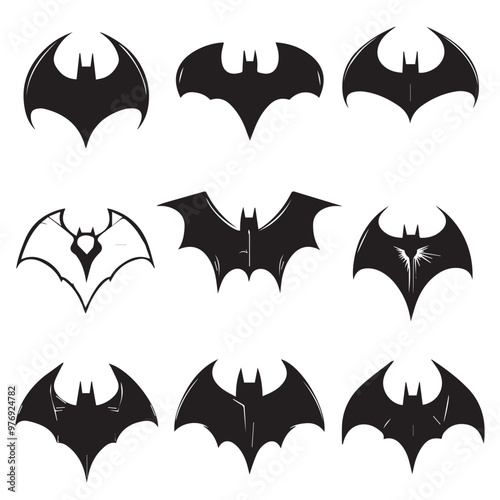 Bat in cartoon, doodle style . Image for t-shirt, web, mobile apps and ui. Isolated 2d vector illustration in logo, icon, sketch style, Eps 10, black and white. AI Generative