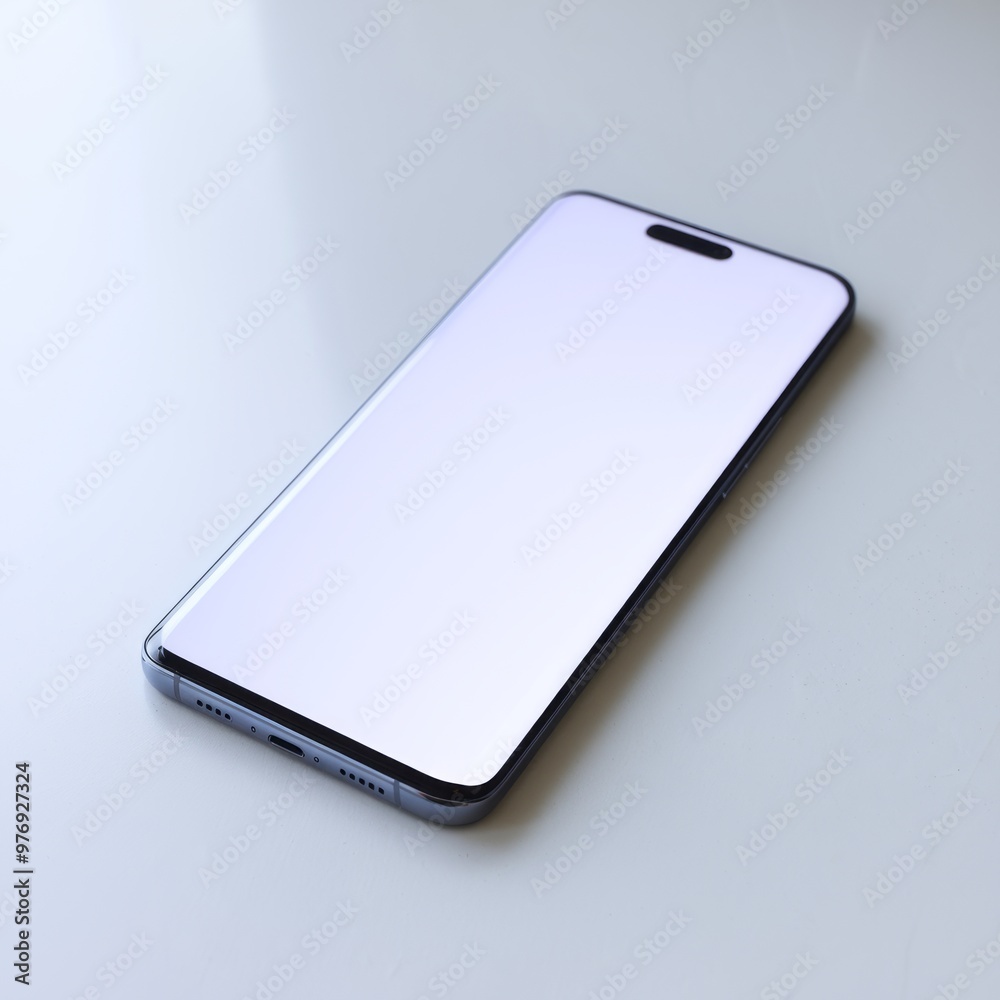 Blank Smartphone Screen Display mockup Blank Smartphone Screen Display mockup