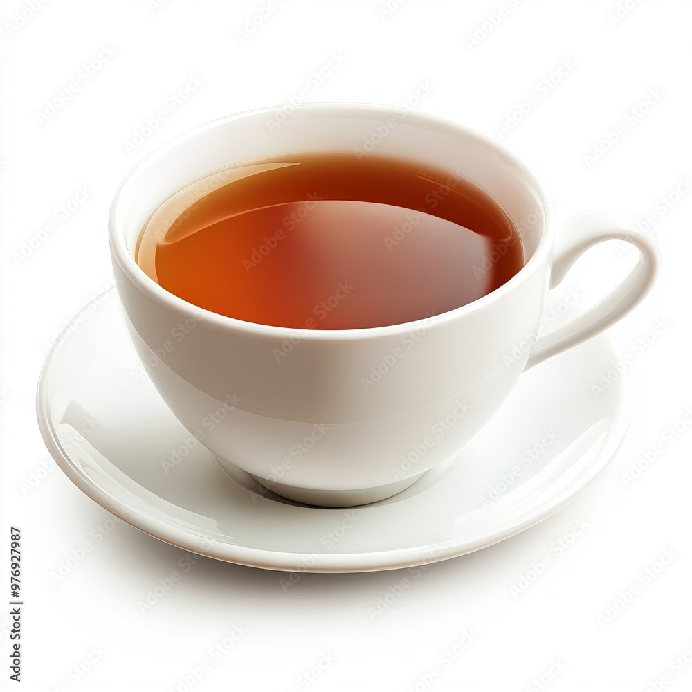 cup of tea isolated on white background. cup of tea isolated on white background.
