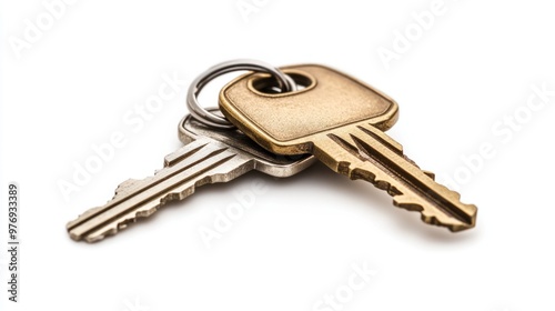 Two Keys with Keychain