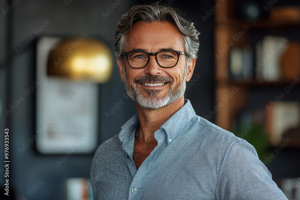 Smiling Man in Glasses - Portrait of a Confident Professional Smiling Man in Glasses - Portrait of a Confident Professional