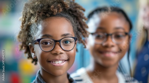 A young student overcoming learning difficulties with the unwavering support of their teacher, achieving academic success against the odds. photo