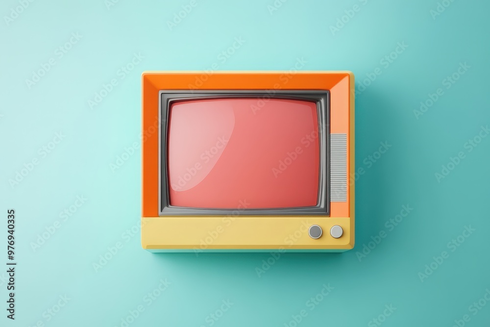 An old television sitting on a wooden table, suitable for nostalgic or retro-themed designs. Beautiful simple AI generated image An old television sitting on a wooden table, suitable for nostalgic or retro-themed designs. Beautiful simple AI generated image