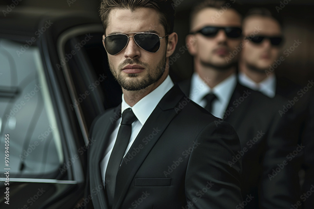 Professional bodyguards made with generative AI technology