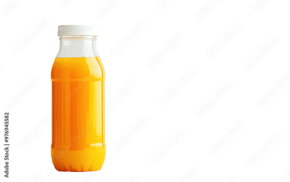 Fresh orange juice in small on transparent background, png Fresh orange juice in small on transparent background, png