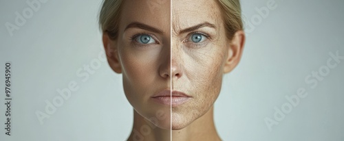 The Woman's Aging Contrast photo