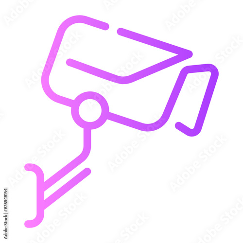 cctv Line Gradient Icon