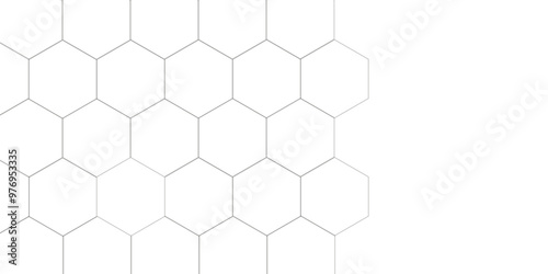 Abstract white background with hexagon and hexagonal background. Luxury white pattern with hexagons. abstract 3d hexagonal background with shadow. 3D futuristic abstract honeycomb mosaic background.