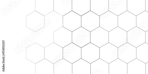 Abstract white background with hexagon and hexagonal background. Luxury white pattern with hexagons. abstract 3d hexagonal background with shadow. 3D futuristic abstract honeycomb mosaic background.