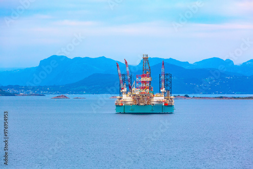 Oil platform in Norway, Stavanger