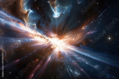 Awe-inspiring Image of Gamma-ray Burst in 4K Ultra HD High Quality