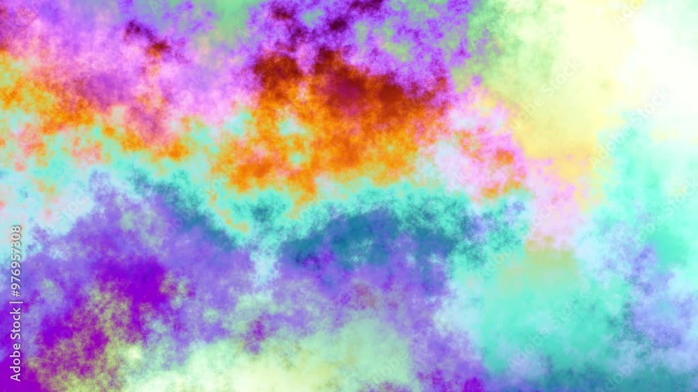 Colorful clouds in sky, Loop 4k video Colorful clouds in sky, Loop 4k video